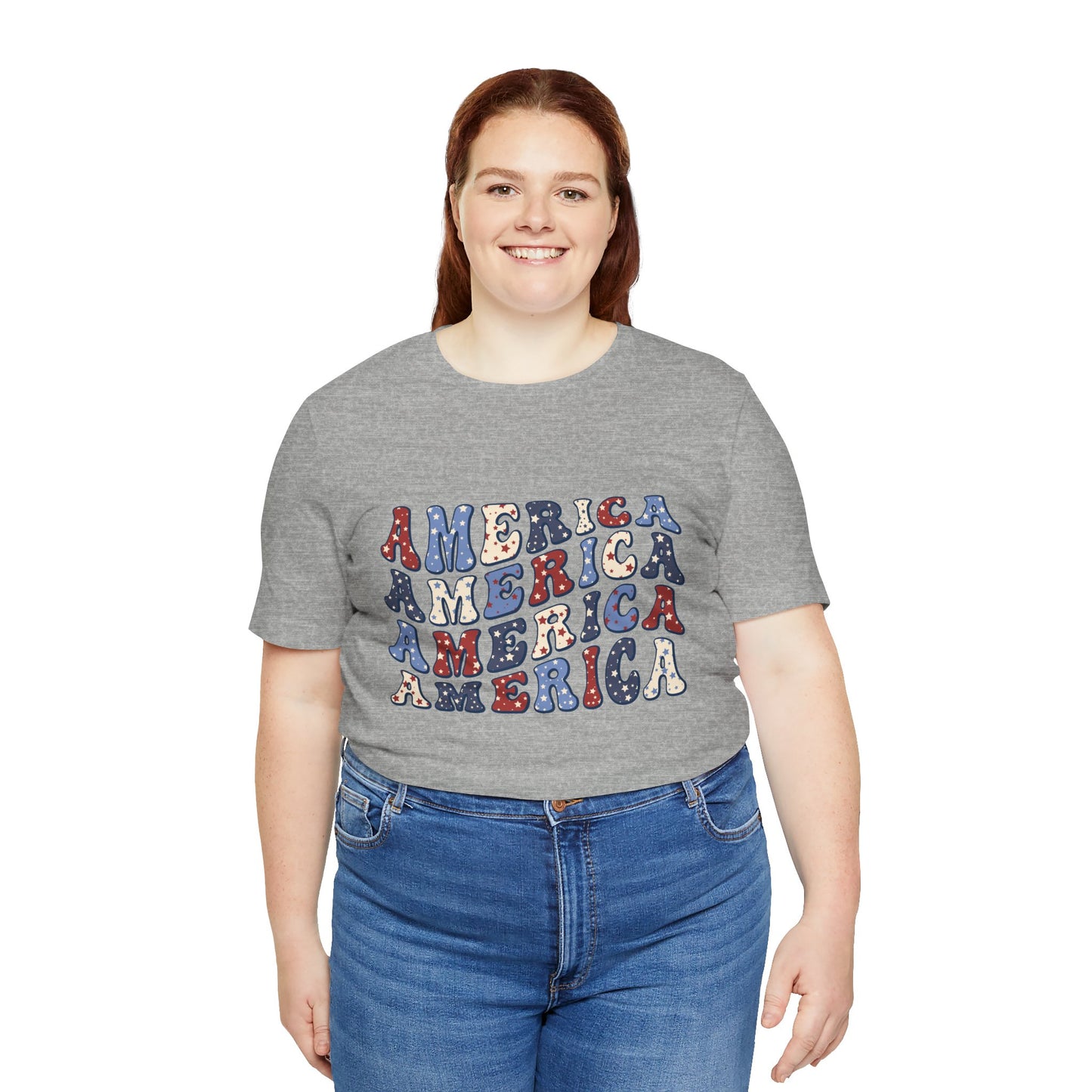 America America Unisex Jersey Short Sleeve Tee