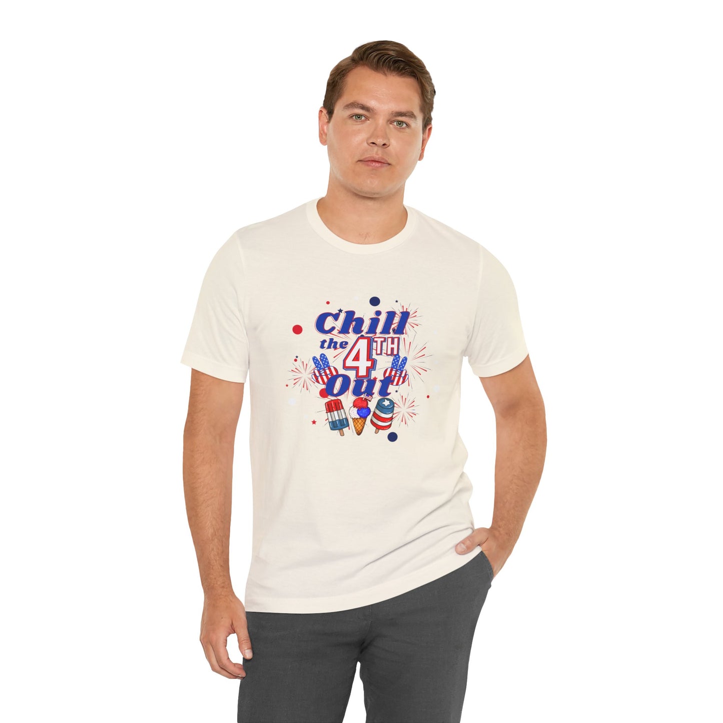 Chill the 4th Out Unisex Jersey Short Sleeve Tee