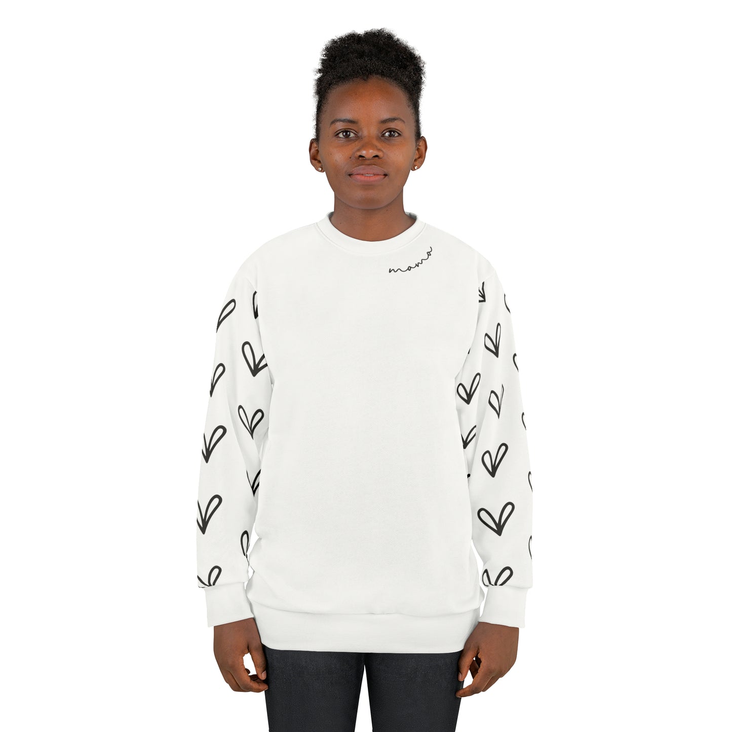 Mama Collar Unisex Sweatshirt (AOP)