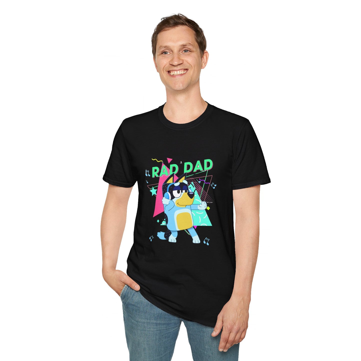 Bandit Rad Dad (Gildan) Unisex Softstyle T-Shirt