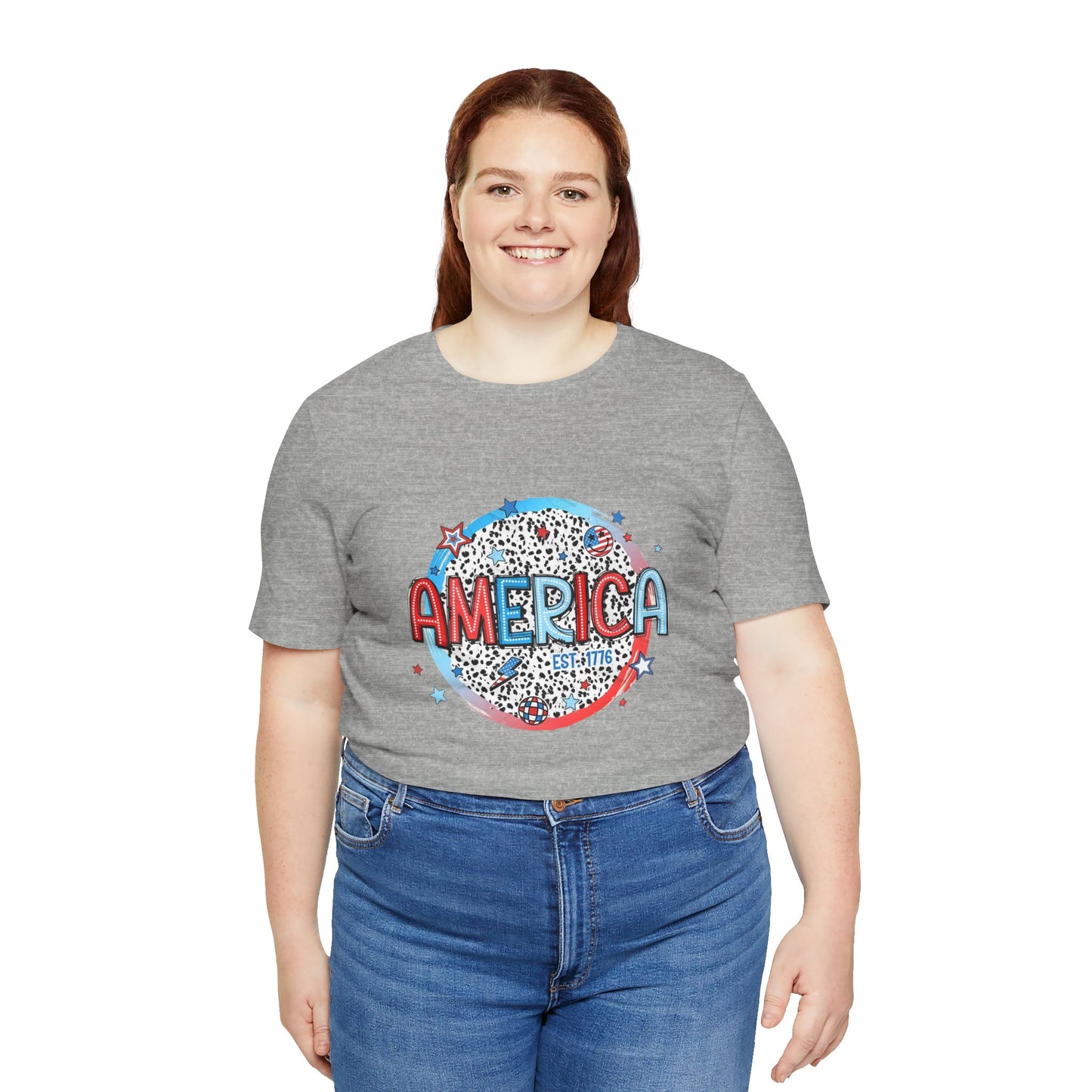 America Est 1776 Unisex Jersey Short Sleeve Tee