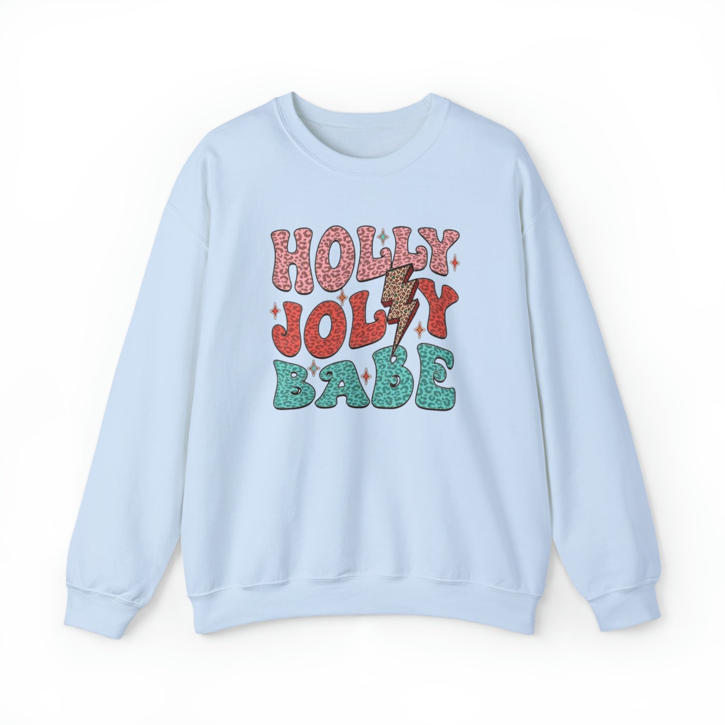 Holly Jolly Babe Unisex Heavy Blend™ Crewneck Sweatshirt