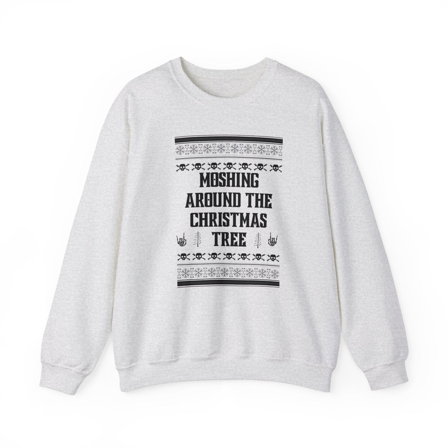 Moshing Around The Christmas Tree Unisex Heavy Blend™ Crewneck Sweatshirt