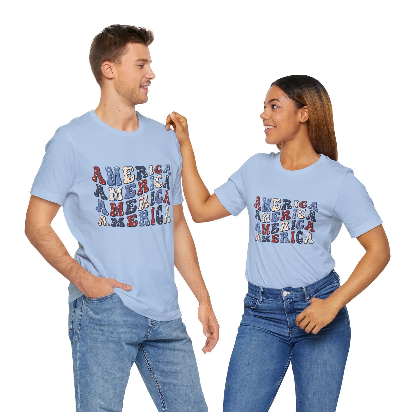 America America Unisex Jersey Short Sleeve Tee