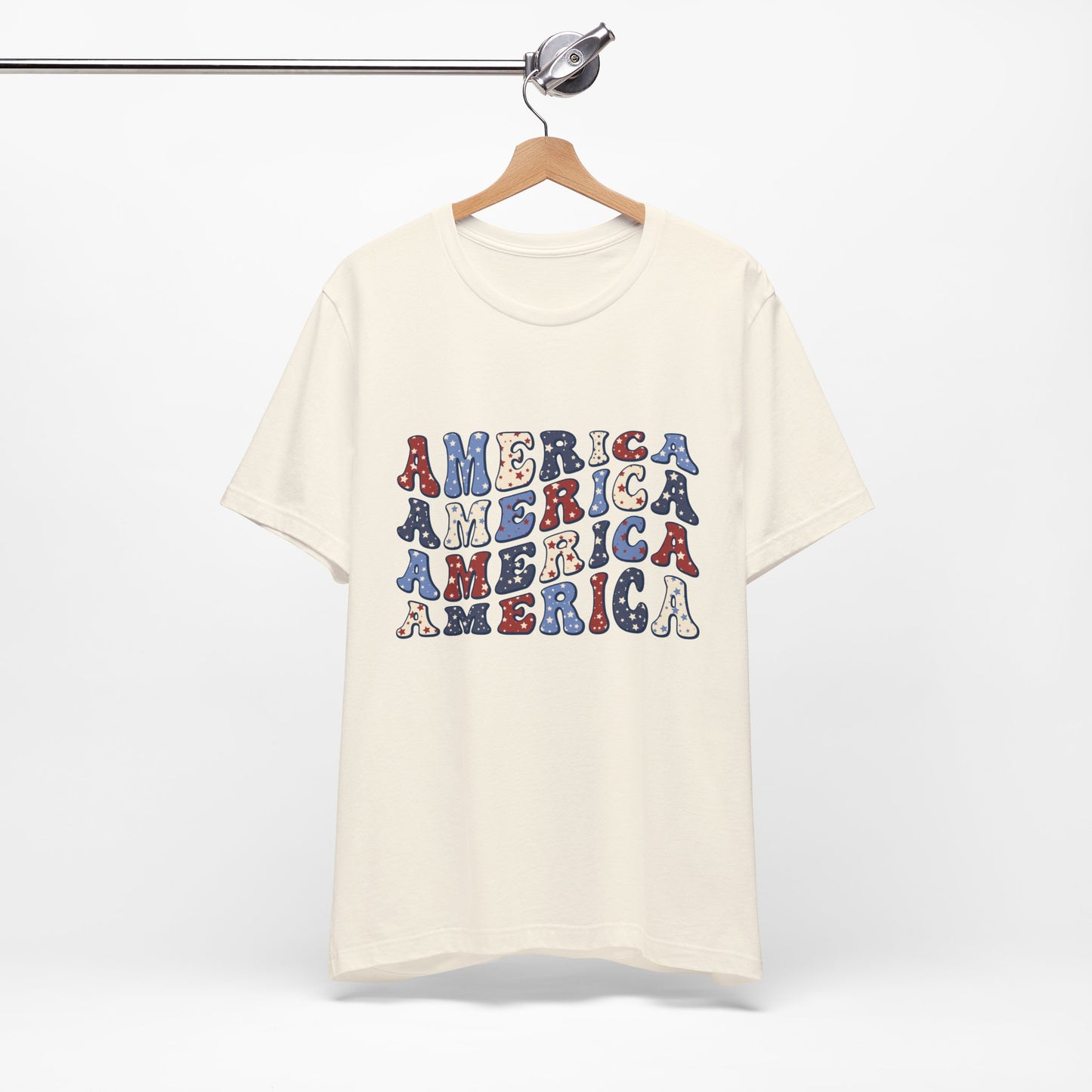 America America Unisex Jersey Short Sleeve Tee