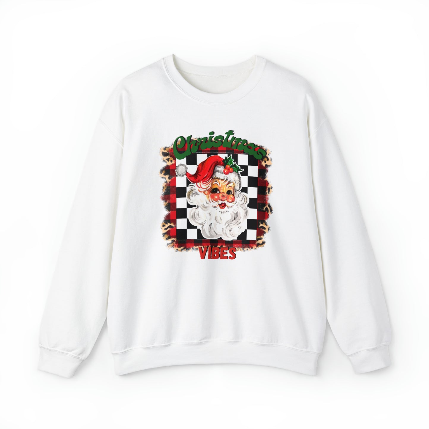 Christmas Vibes Santa Unisex Heavy Blend™ Crewneck Sweatshirt