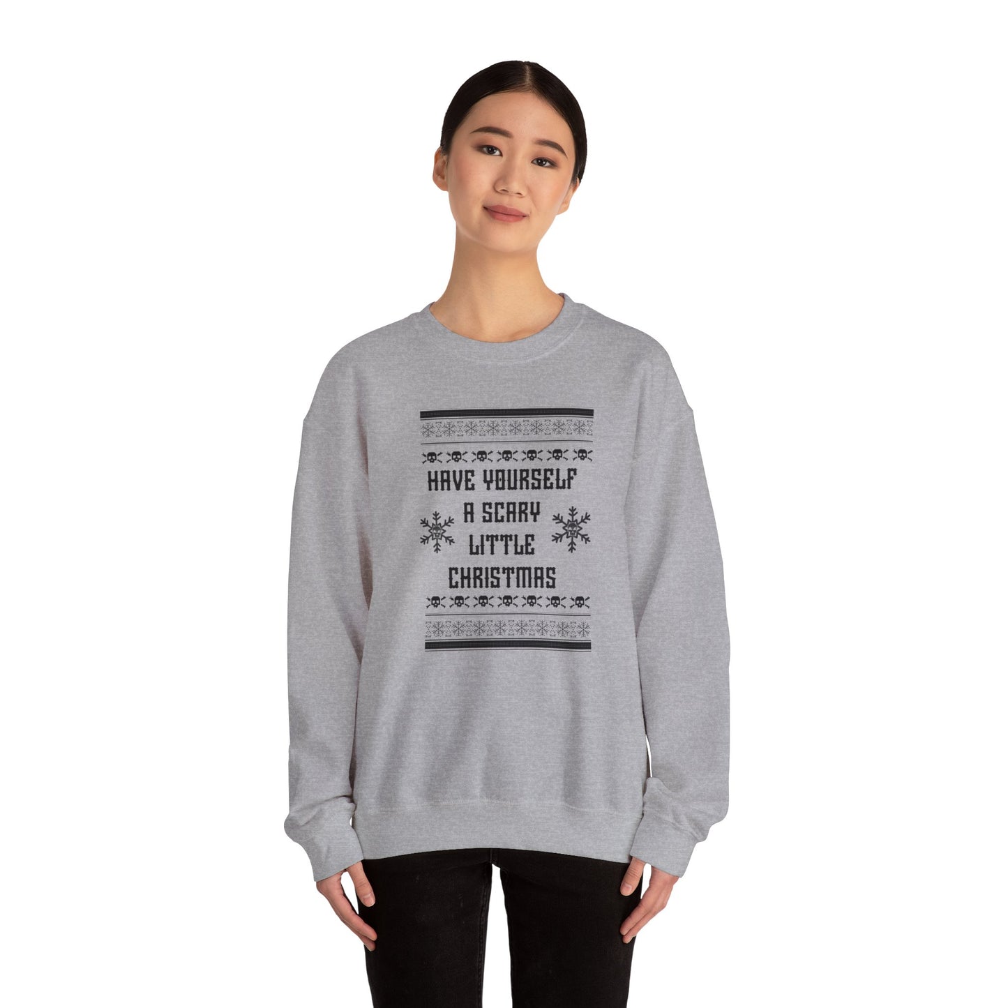 Have Yourself A Scary Little Christmas Unisex Heavy Blend™ Crewneck Sweatshirt