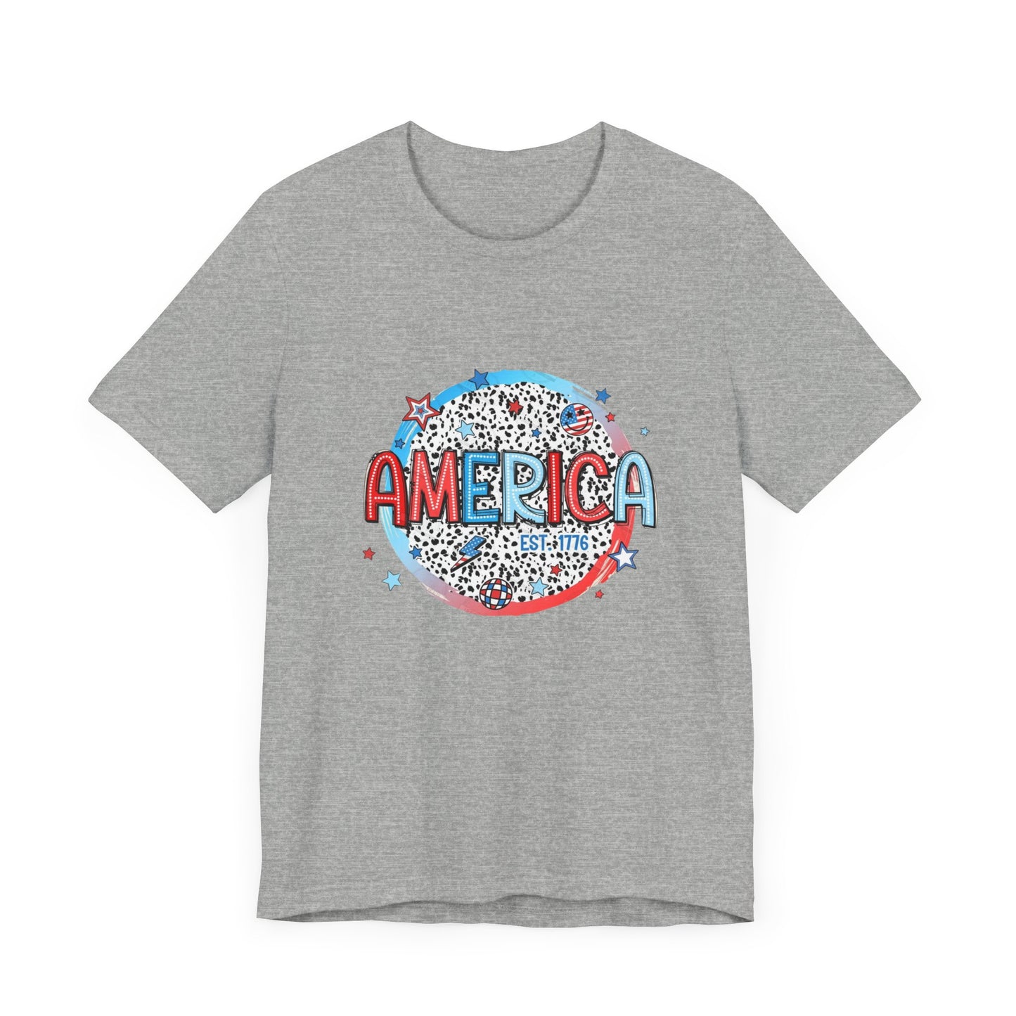 America Est 1776 Unisex Jersey Short Sleeve Tee