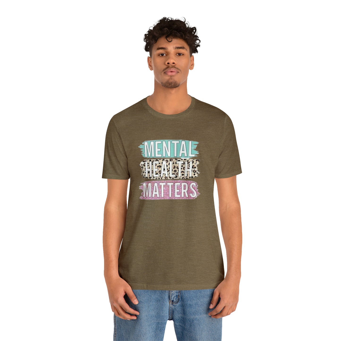 Mental Health Matters Unisex Jersey Short Sleeve Tee