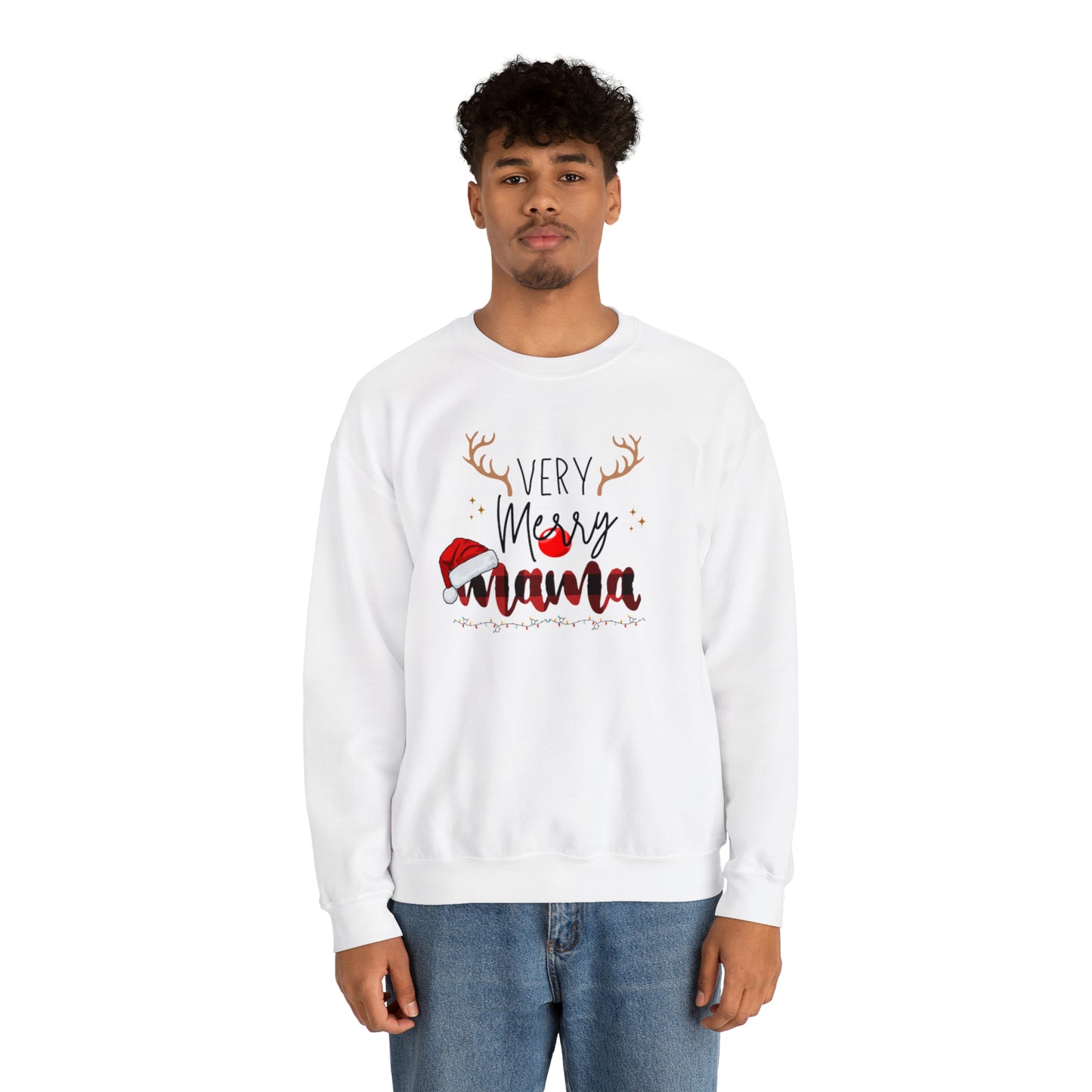 Very Merry Mama Unisex Heavy Blend™ Crewneck Sweatshirt