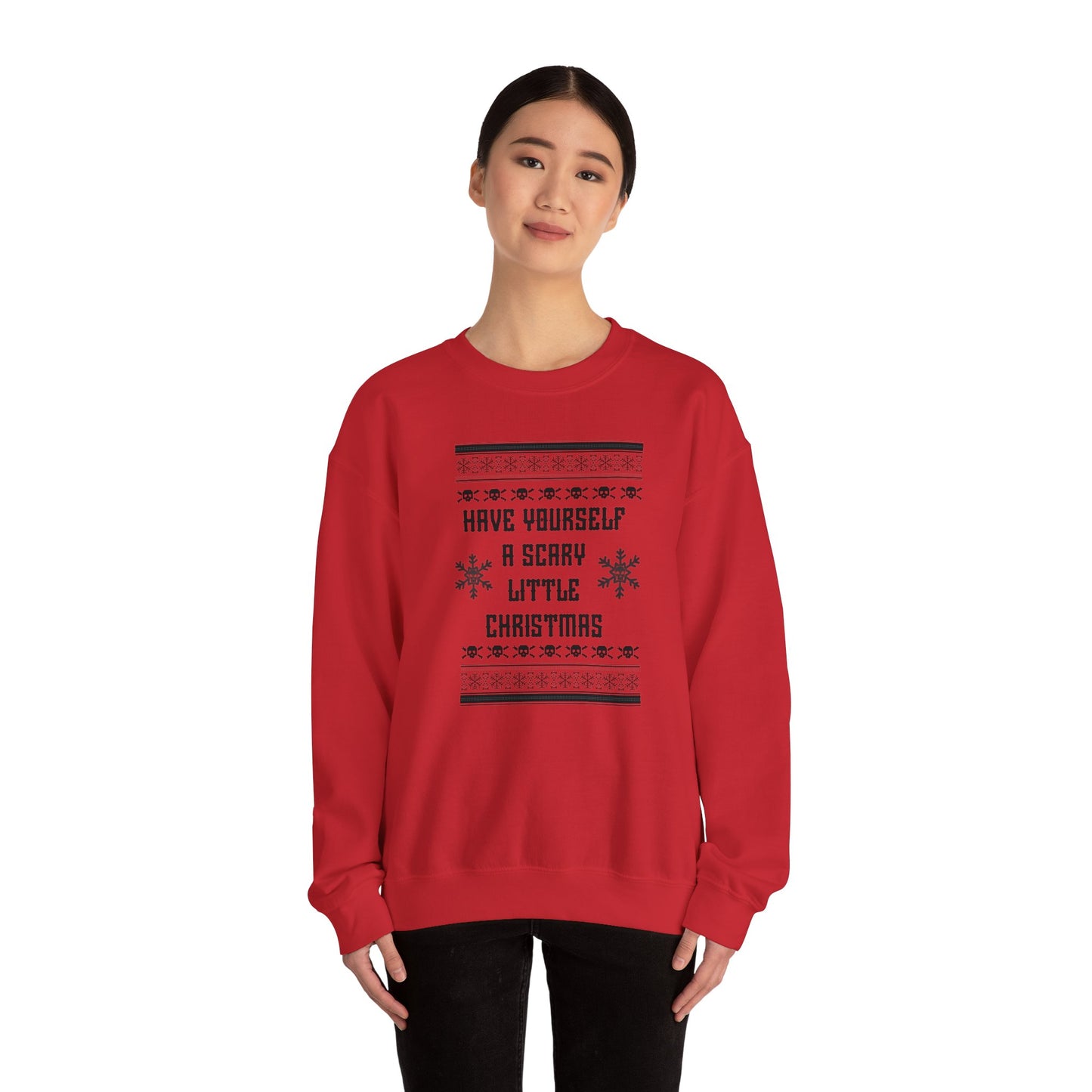 Have Yourself A Scary Little Christmas Unisex Heavy Blend™ Crewneck Sweatshirt