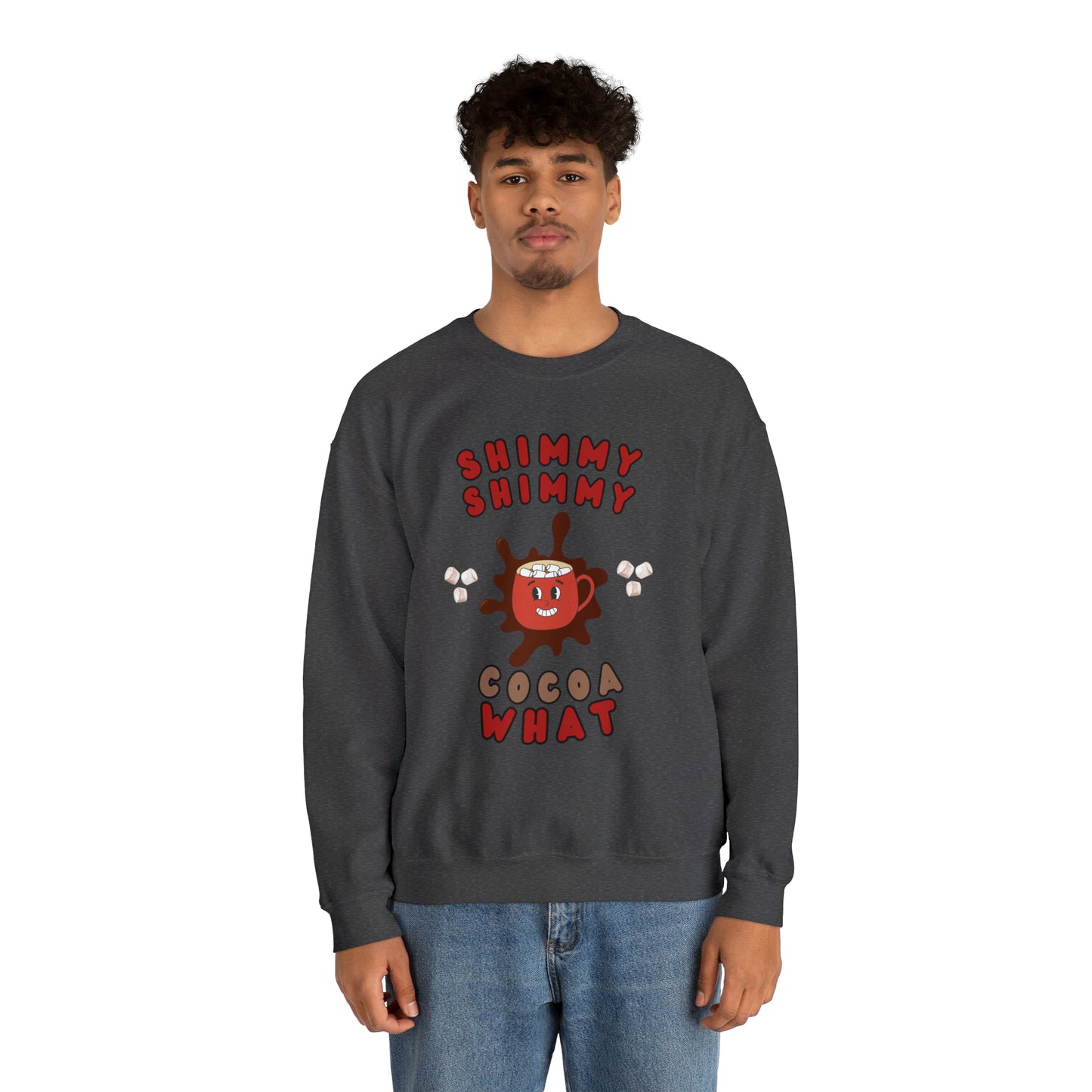 Shimmy Shimmy CoCoa What Unisex Heavy Blend™ Crewneck Sweatshirt