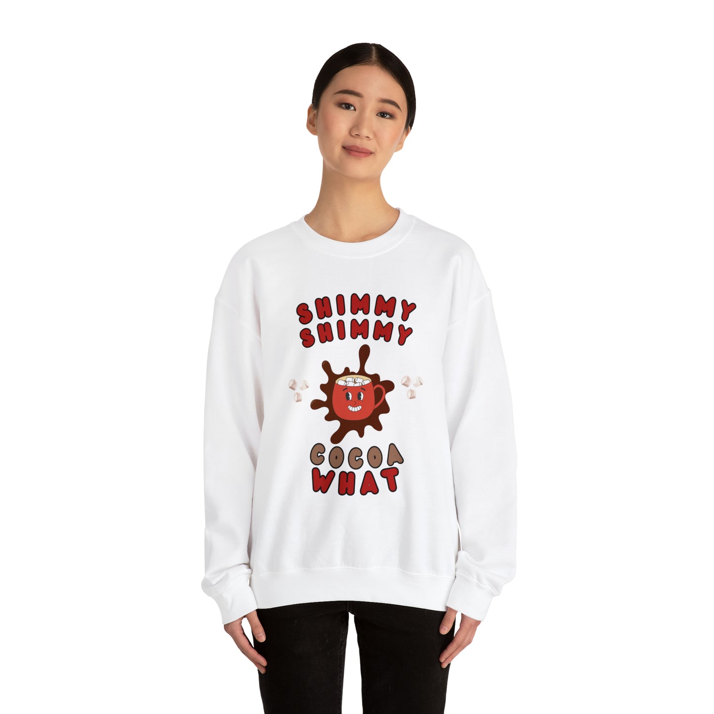 Shimmy Shimmy CoCoa What Unisex Heavy Blend™ Crewneck Sweatshirt