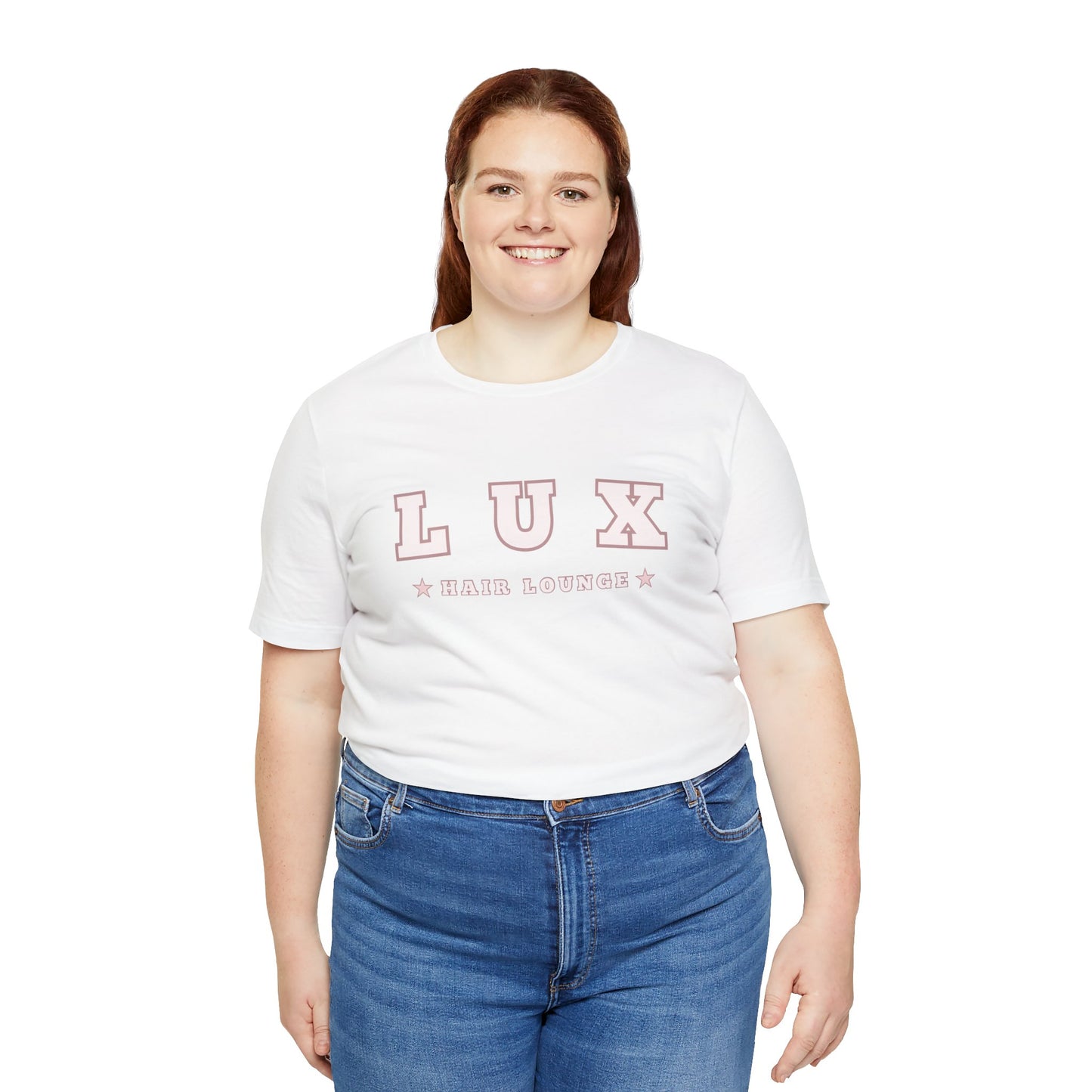 LUX Hair Lounge Unisex Jersey Short Sleeve Tee