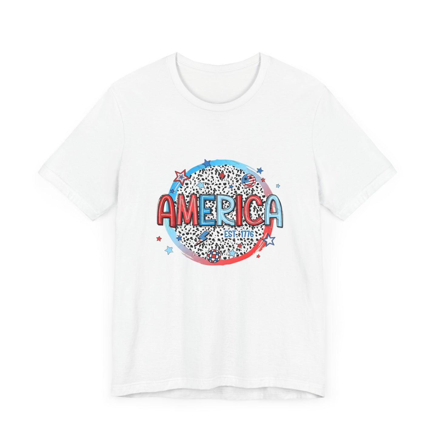 America Est 1776 Unisex Jersey Short Sleeve Tee