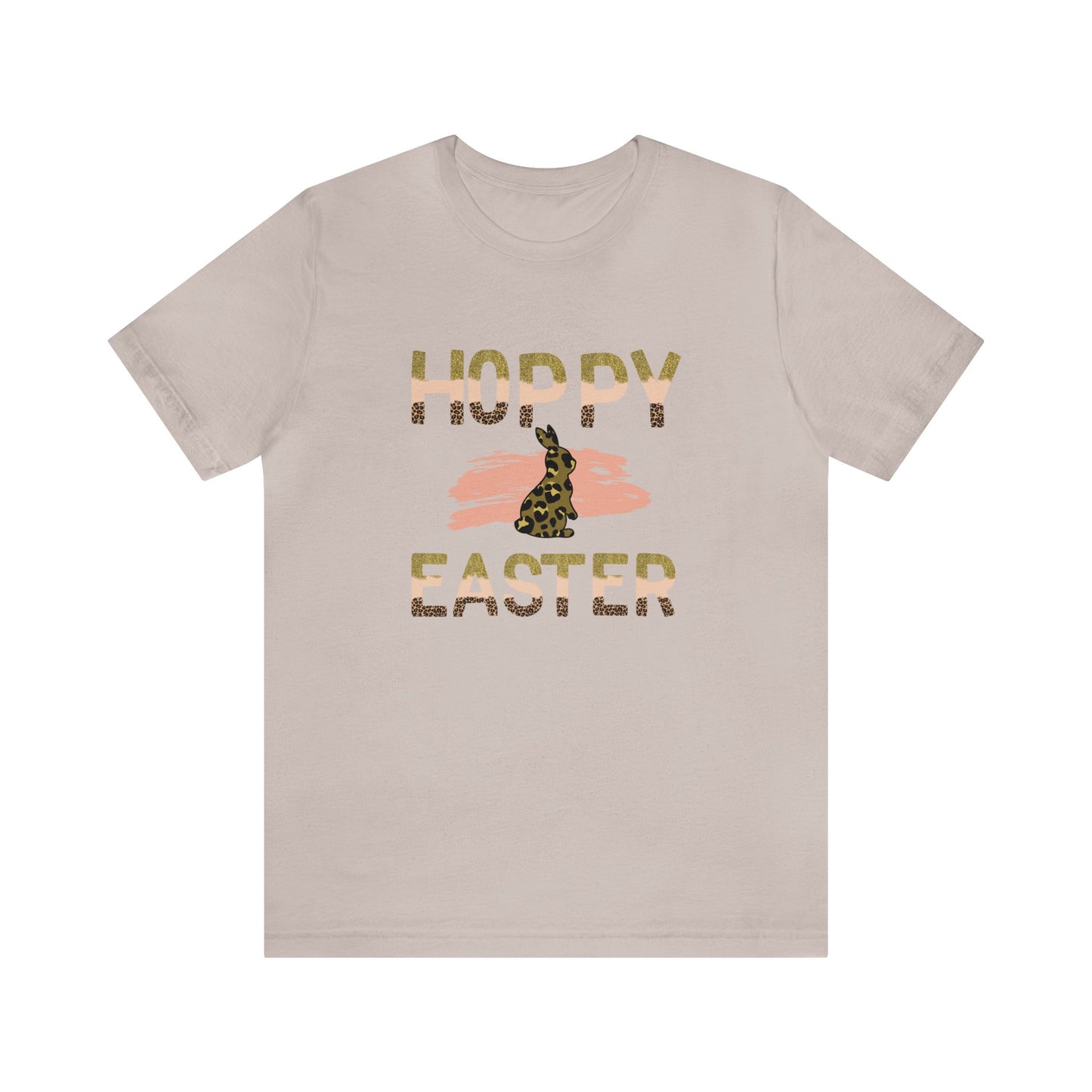 Hoppy Easter Leopard Unisex Jersey Short Sleeve Tee