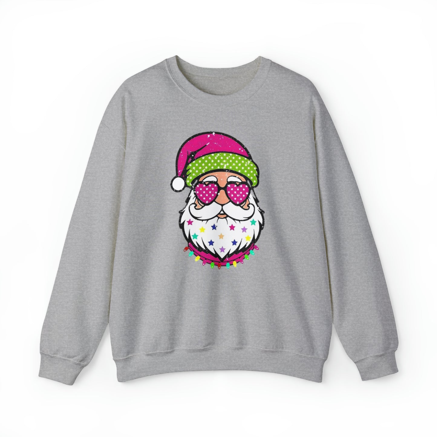 Colorful Santa Unisex Heavy Blend™ Crewneck Sweatshirt