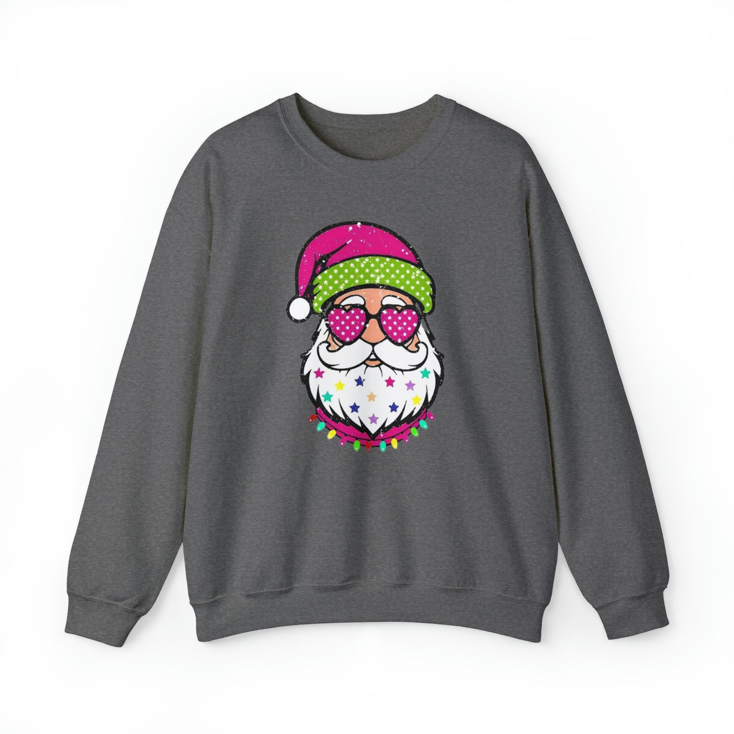 Colorful Santa Unisex Heavy Blend™ Crewneck Sweatshirt