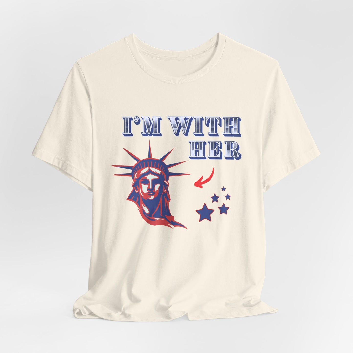 I’m With Her Unisex Jersey Short Sleeve Tee