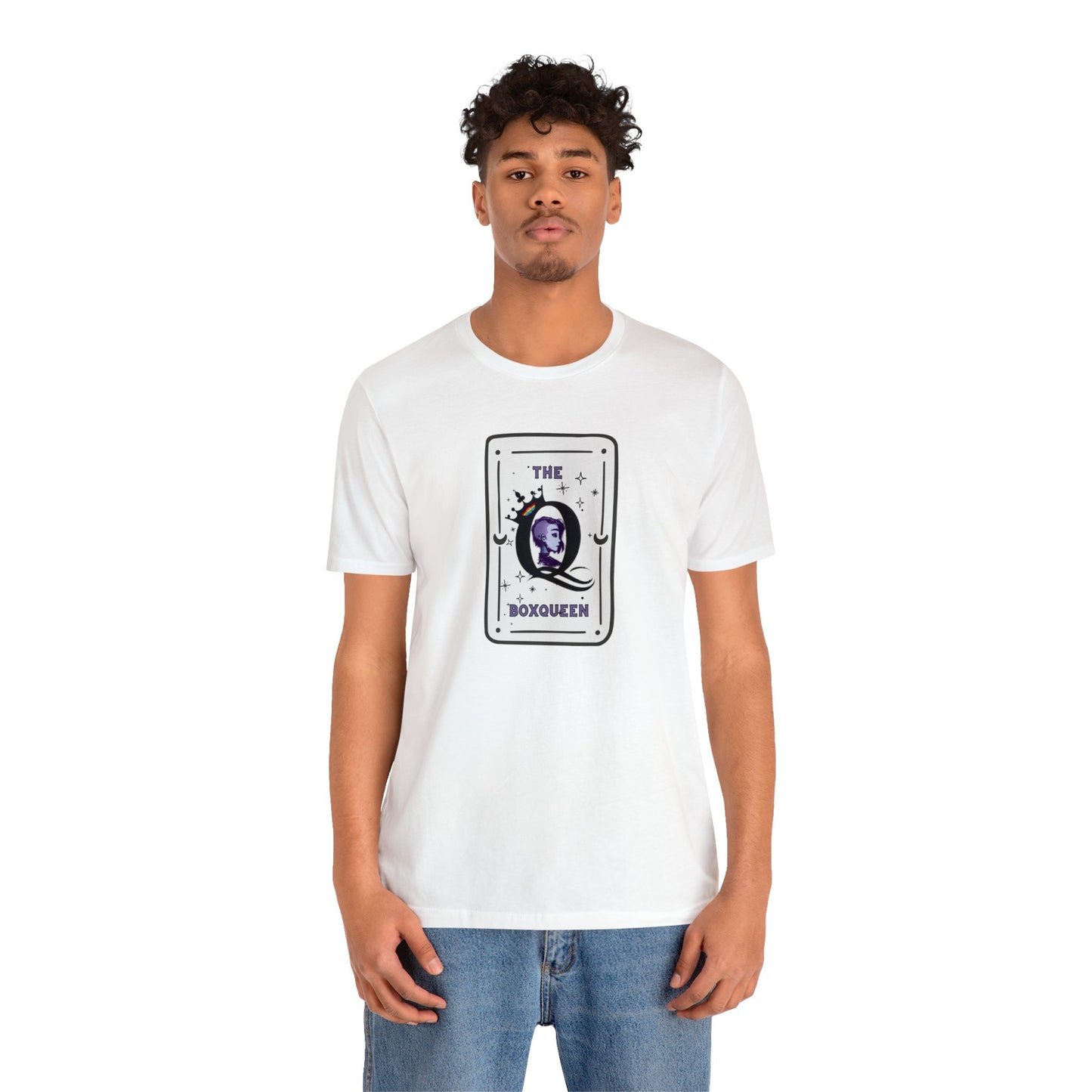 The BoxQueen Tarot Card Unisex Jersey Short Sleeve Tee