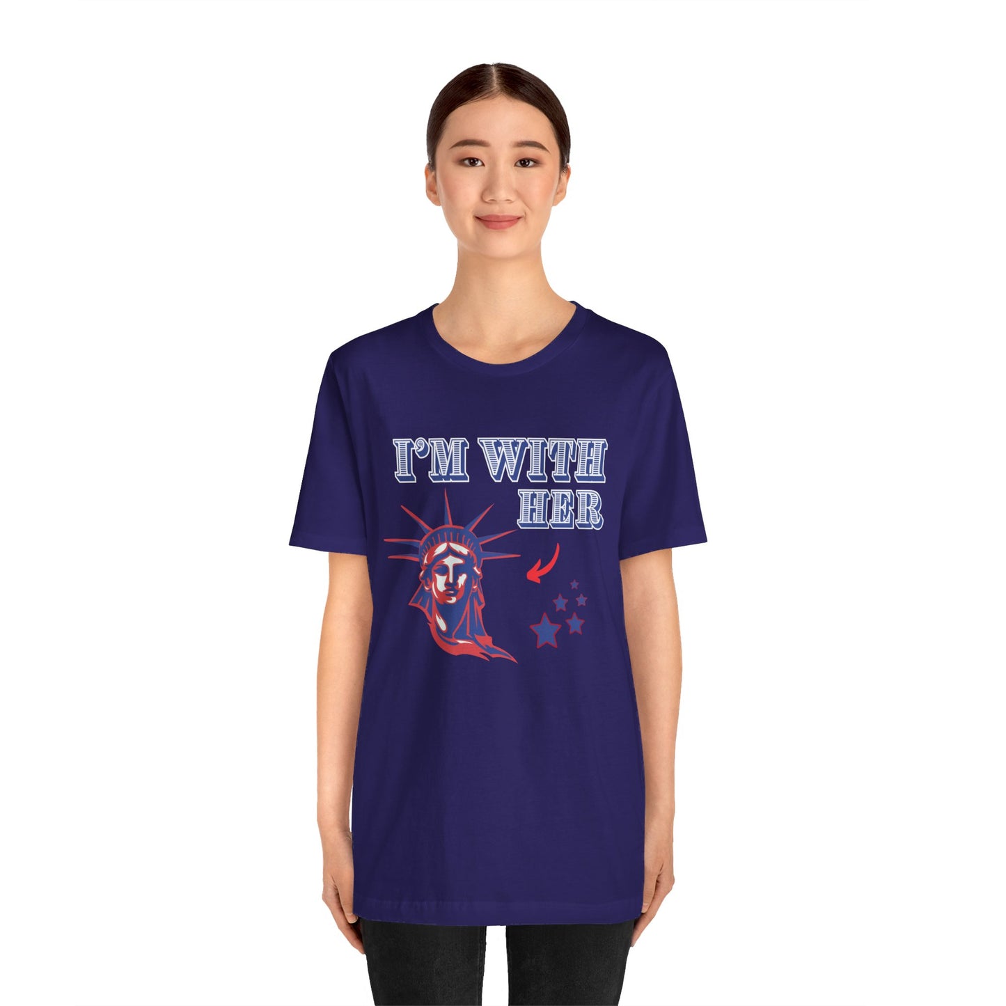 I’m With Her Unisex Jersey Short Sleeve Tee