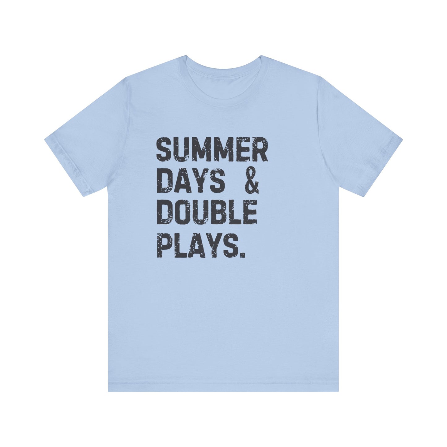 Summer Days & Double Plays Unisex Jersey Short Sleeve Tee