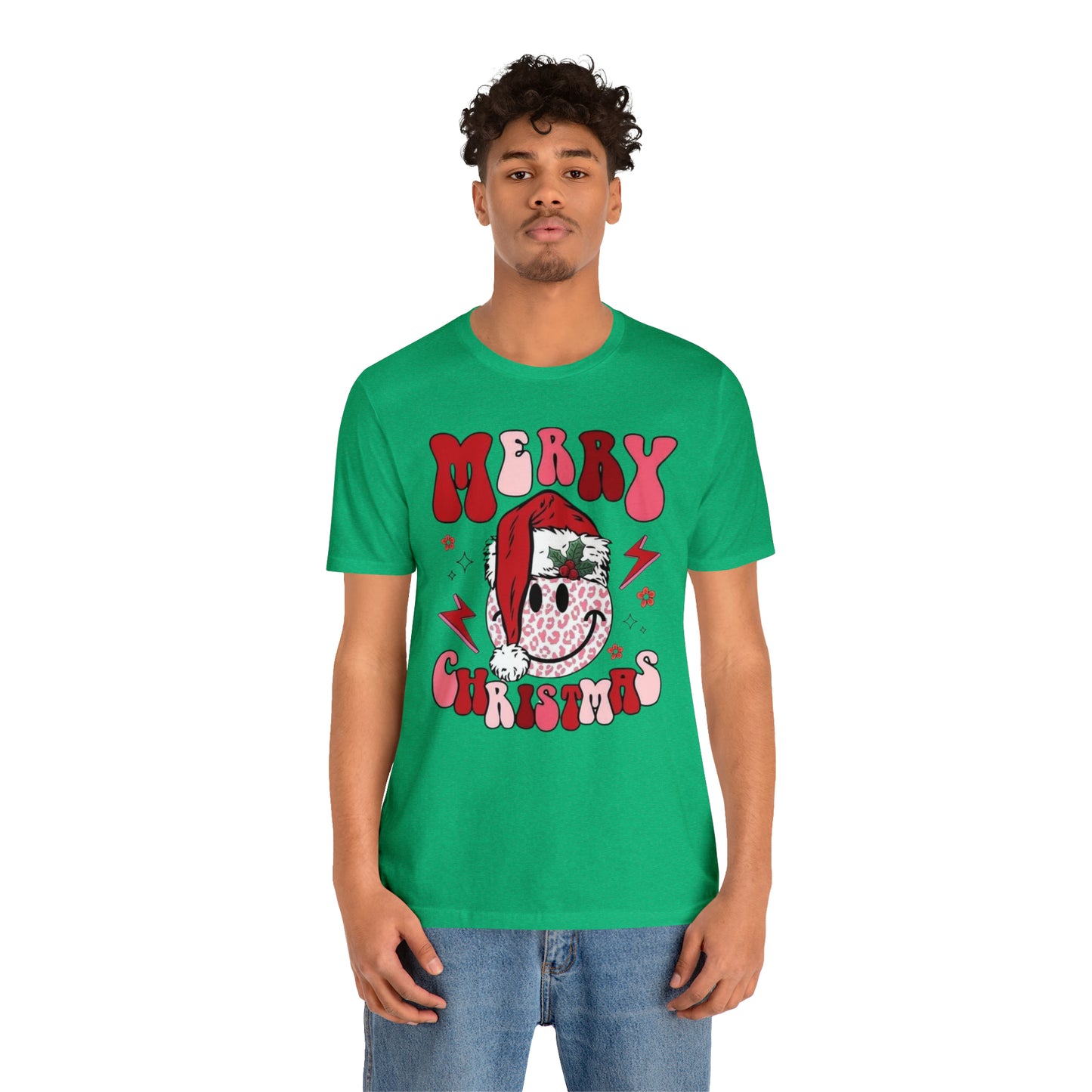 Smiley Christmas Unisex Jersey Short Sleeve Tee