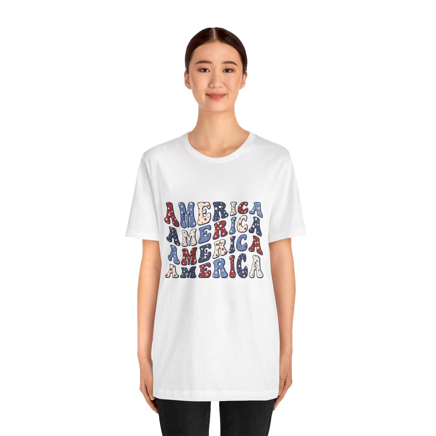 America America Unisex Jersey Short Sleeve Tee