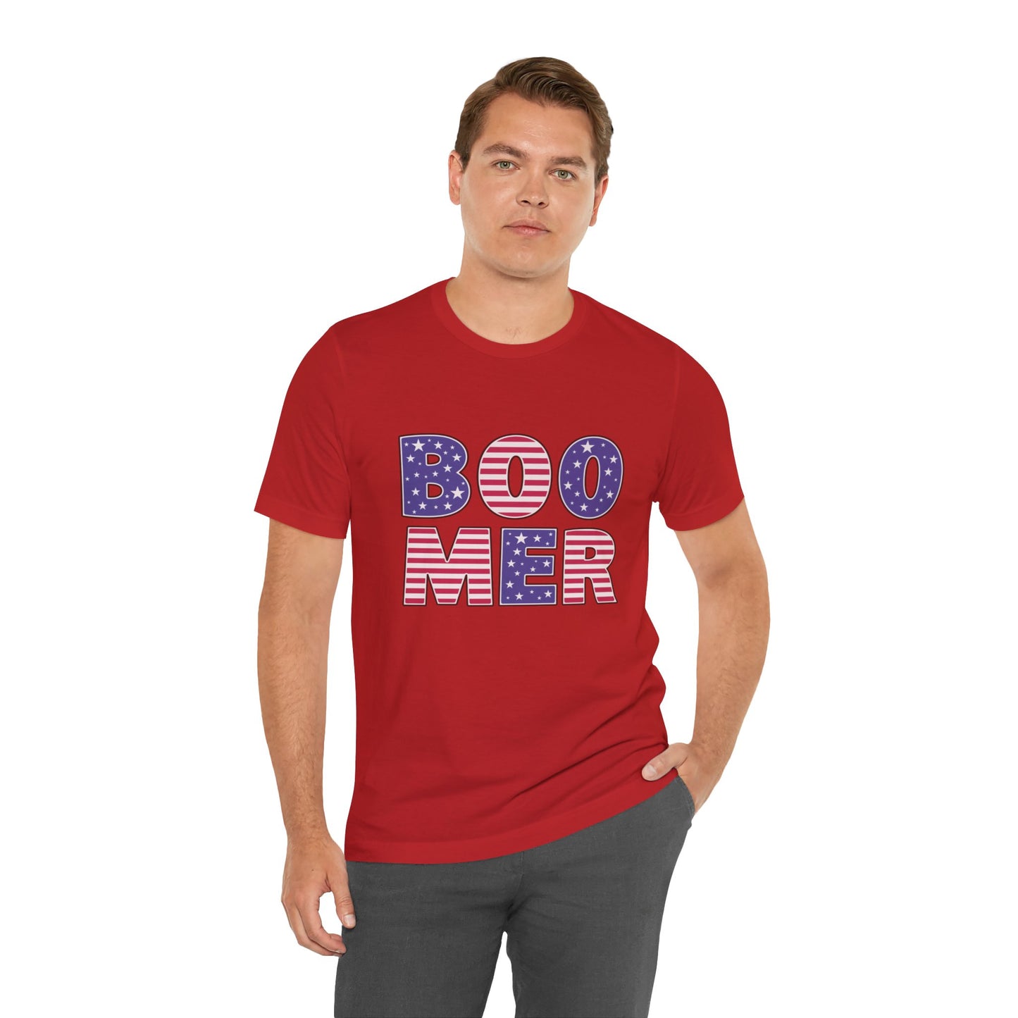 Patriotic Boomer Unisex Jersey Short Sleeve Tee