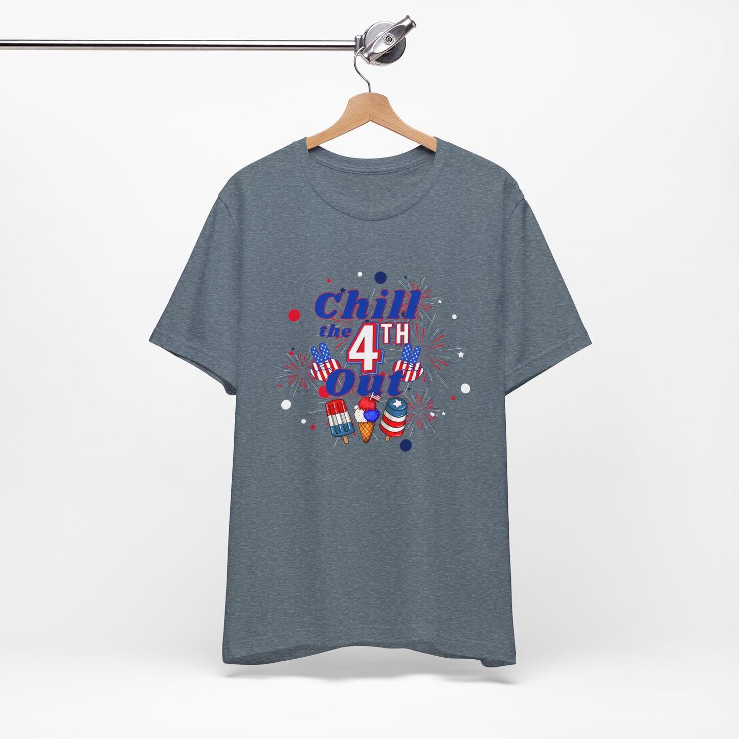 Chill the 4th Out Unisex Jersey Short Sleeve Tee