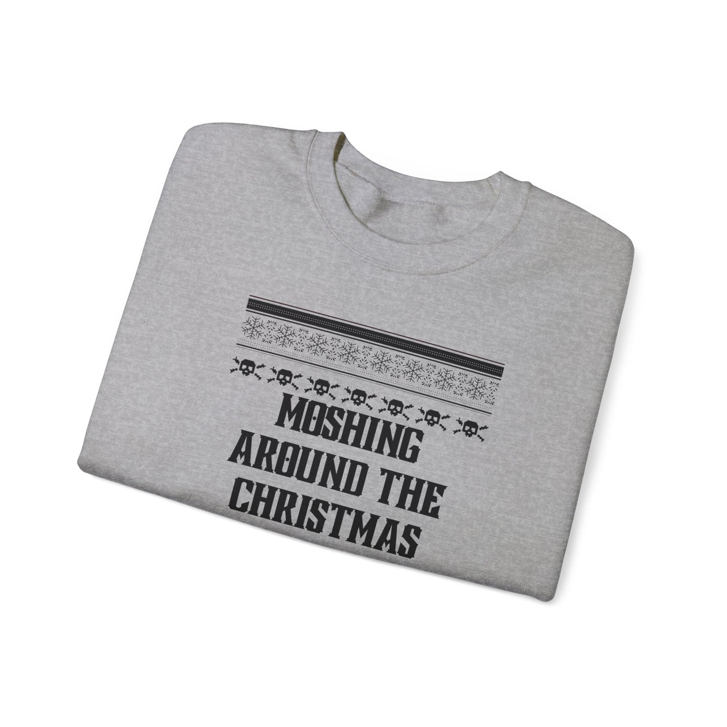 Moshing Around The Christmas Tree Unisex Heavy Blend™ Crewneck Sweatshirt