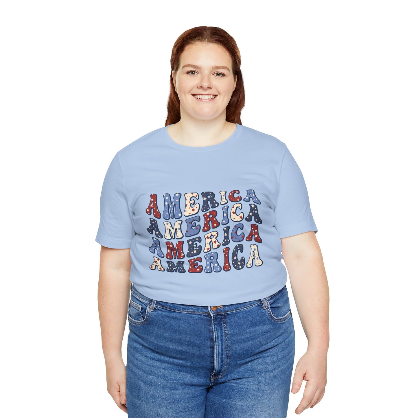 America America Unisex Jersey Short Sleeve Tee