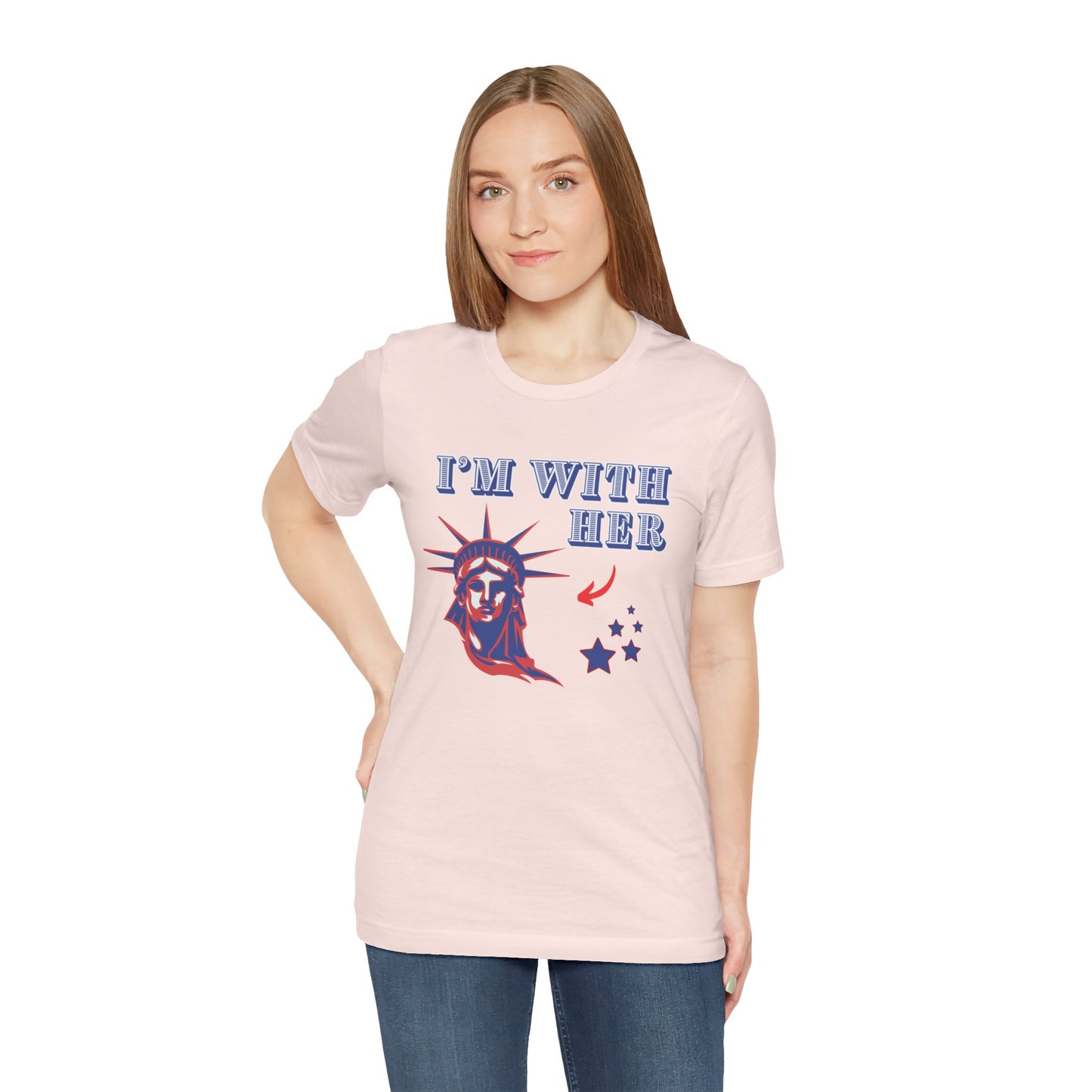 I’m With Her Unisex Jersey Short Sleeve Tee