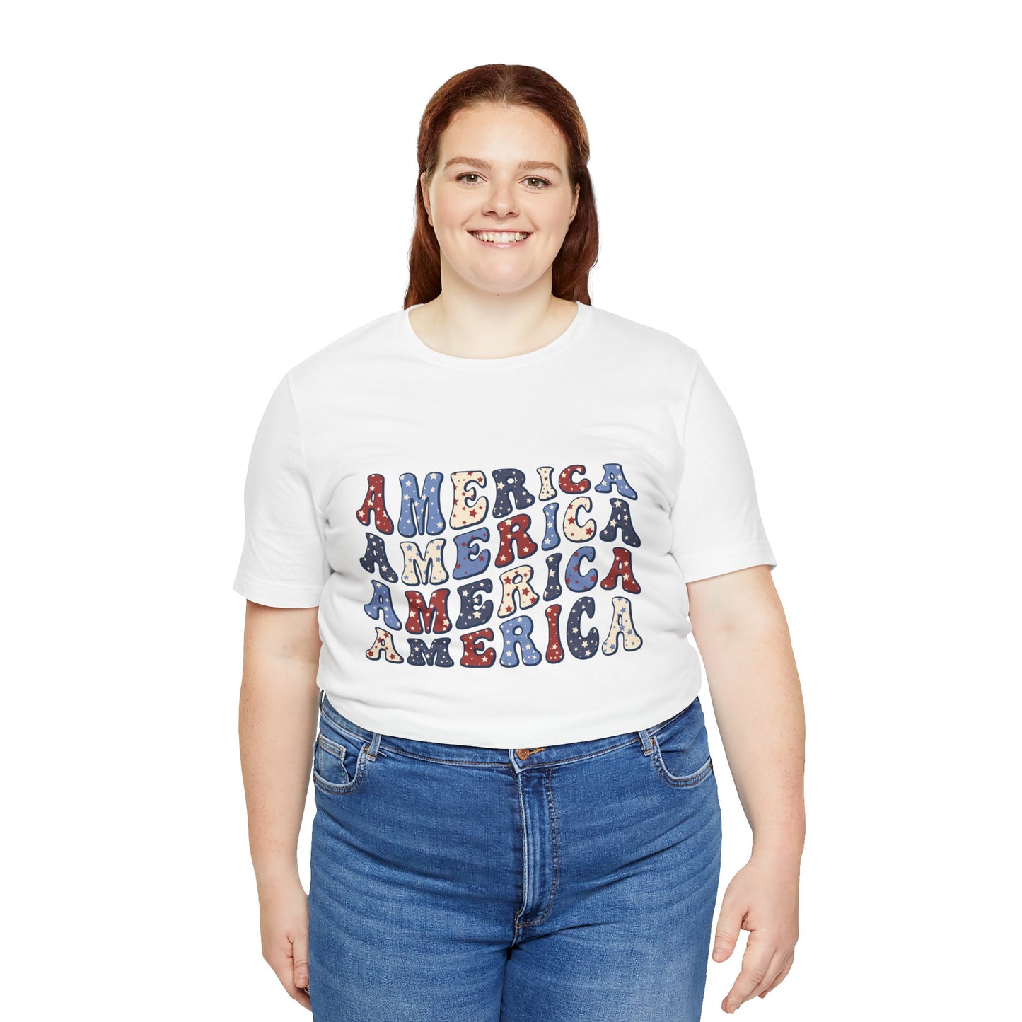 America America Unisex Jersey Short Sleeve Tee