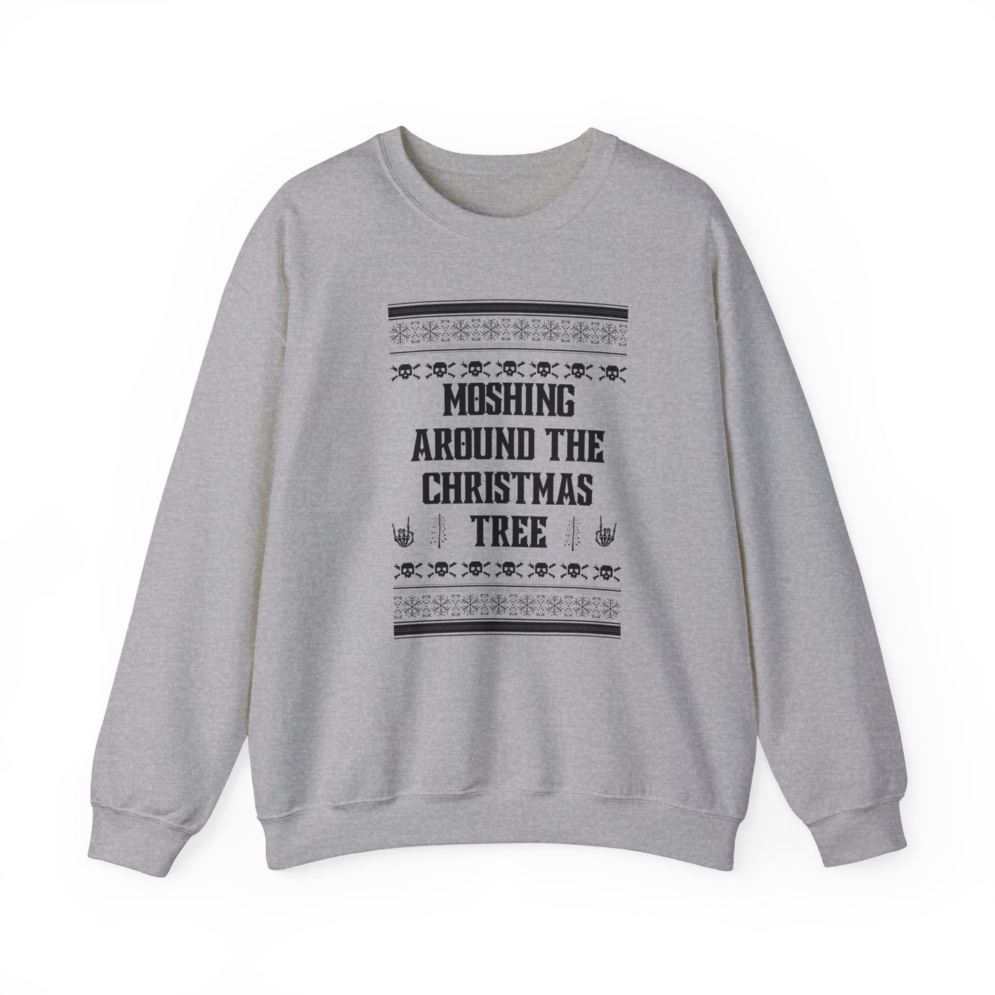 Moshing Around The Christmas Tree Unisex Heavy Blend™ Crewneck Sweatshirt