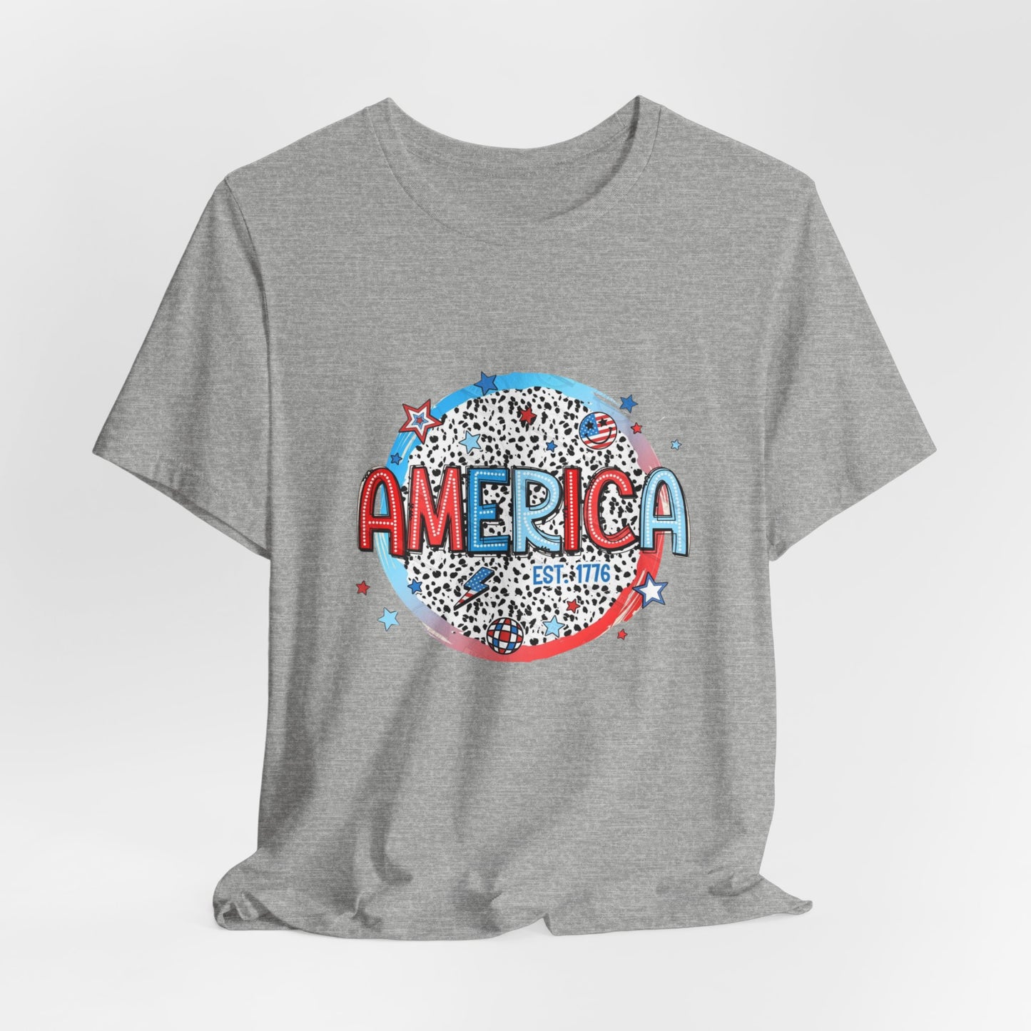 America Est 1776 Unisex Jersey Short Sleeve Tee