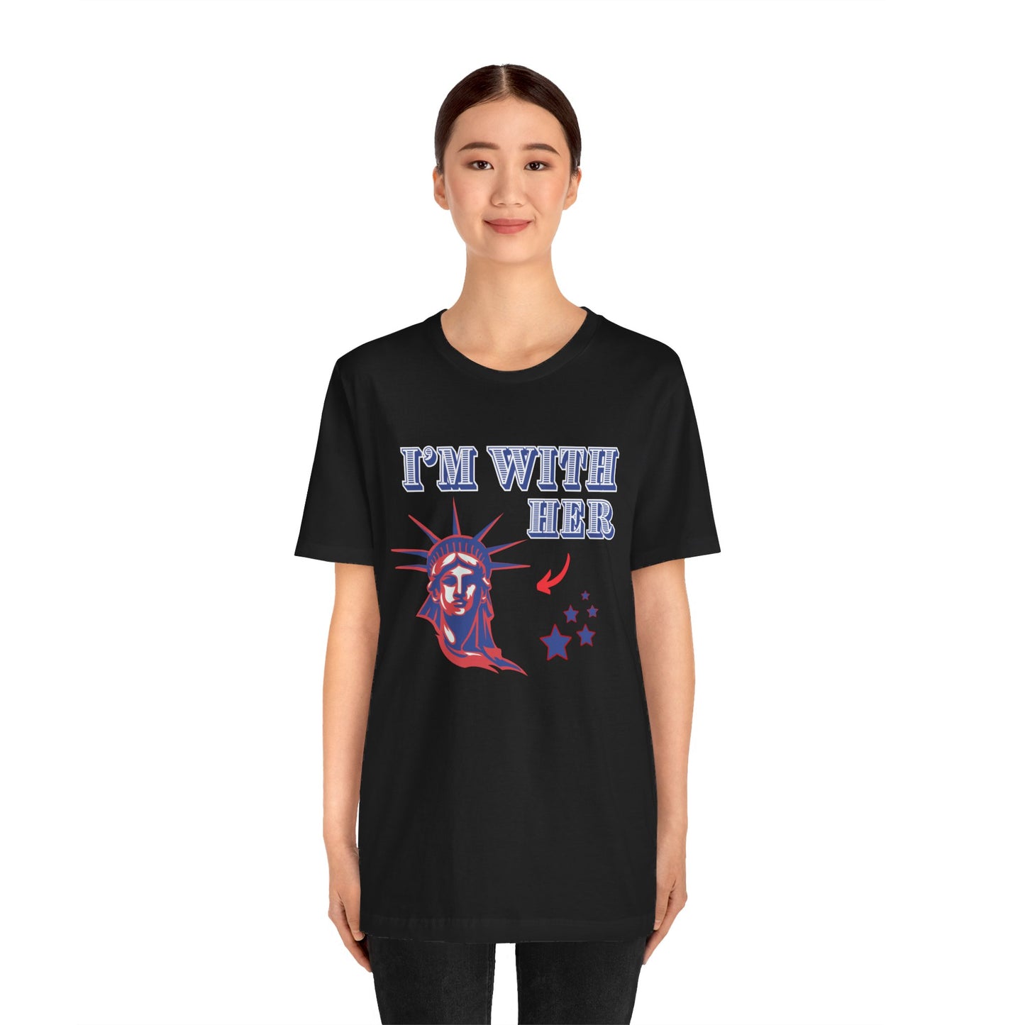 I’m With Her Unisex Jersey Short Sleeve Tee