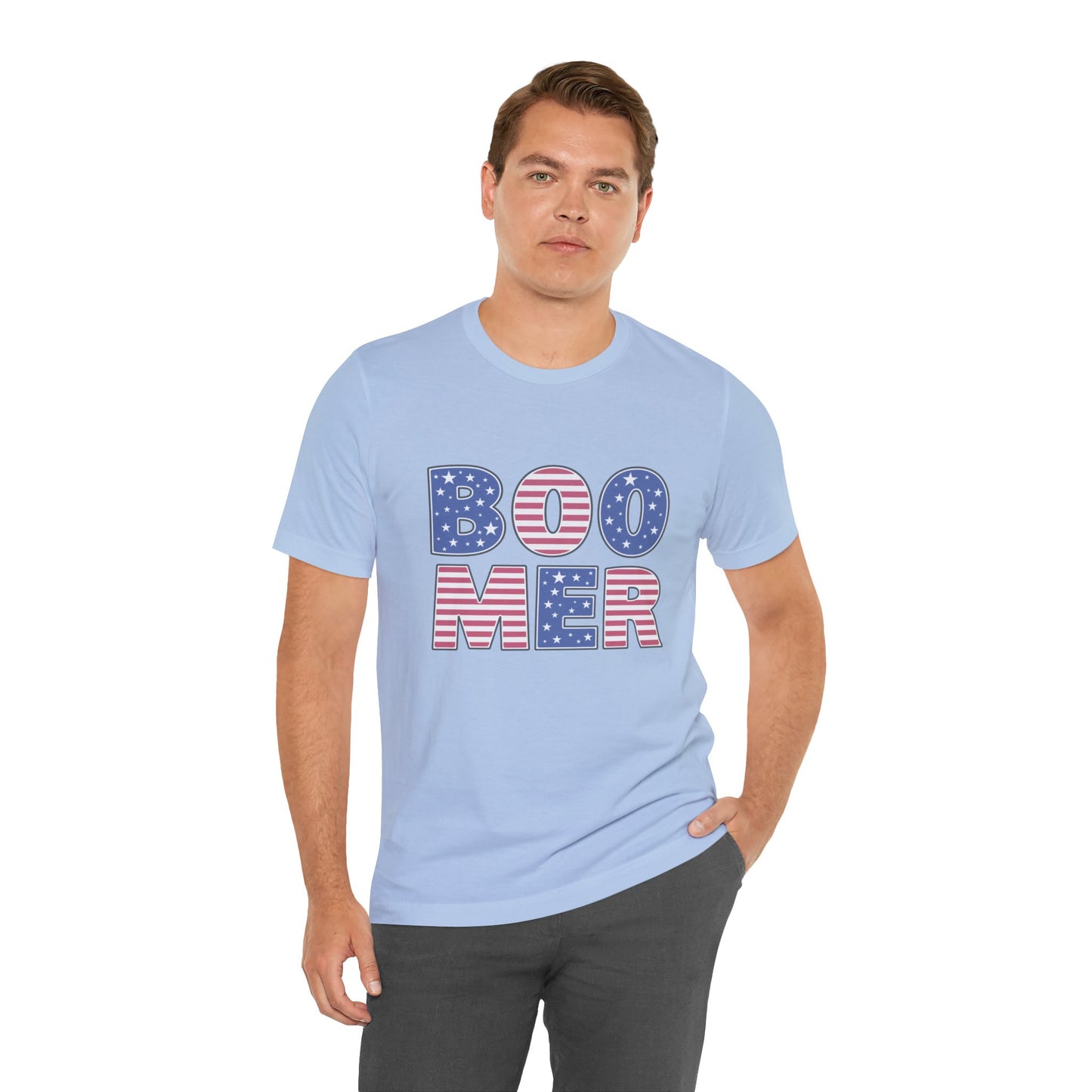 Patriotic Boomer Unisex Jersey Short Sleeve Tee