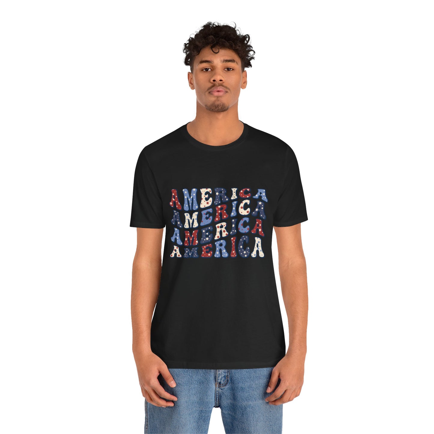 America America Unisex Jersey Short Sleeve Tee