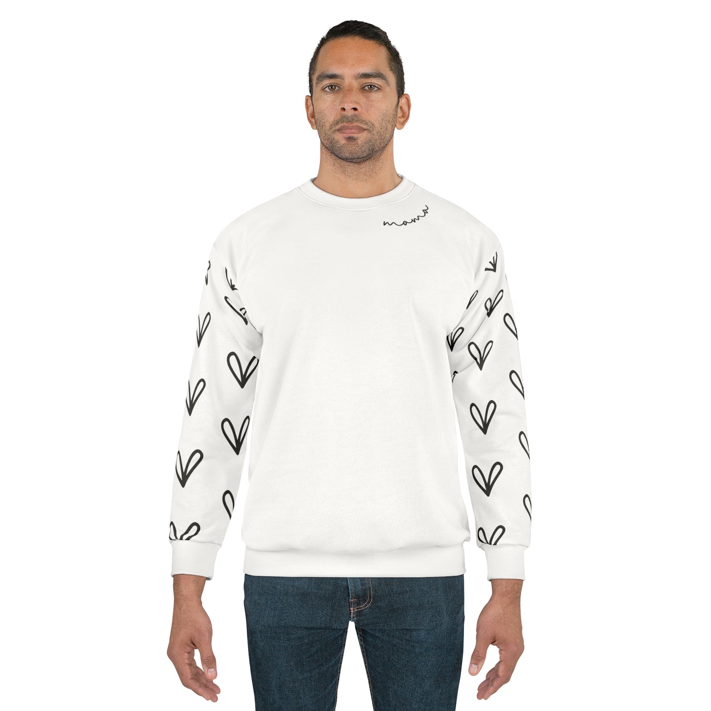 Mama Collar Unisex Sweatshirt (AOP)