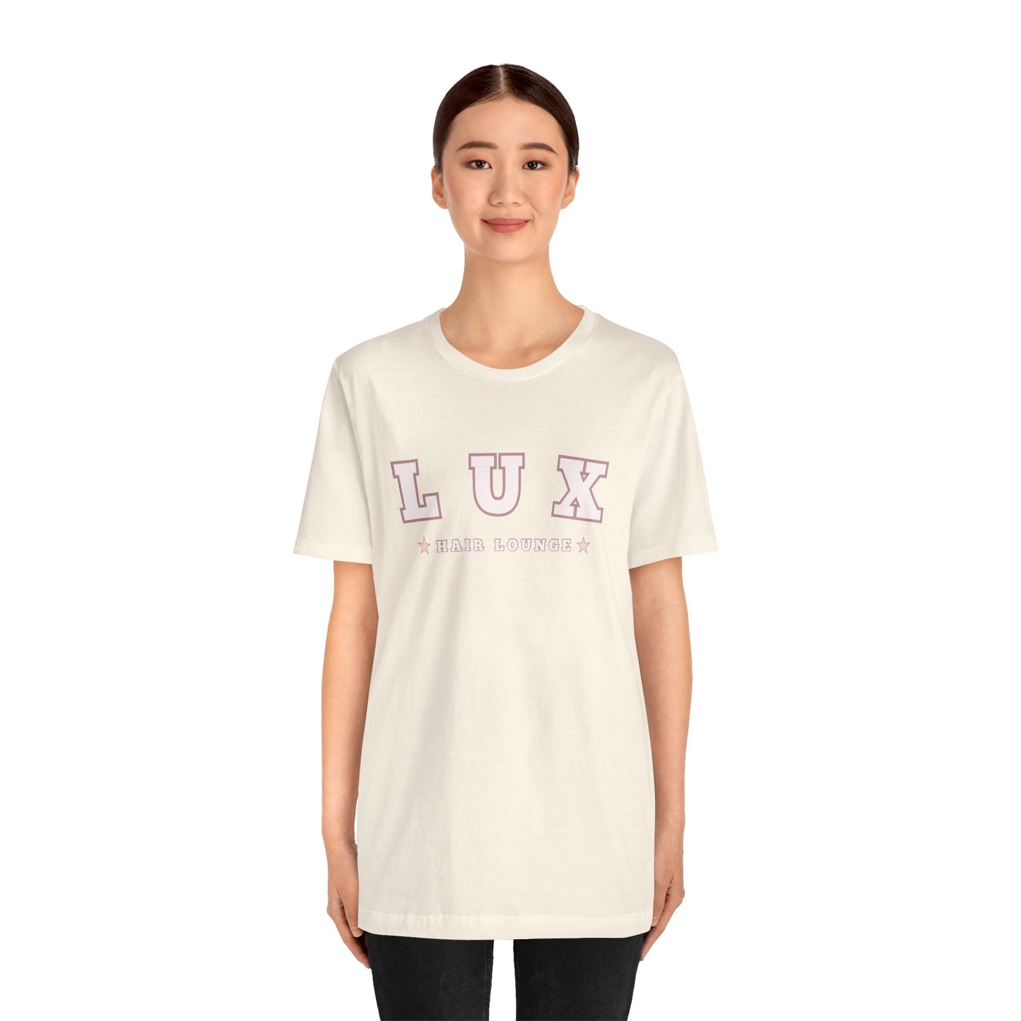 LUX Hair Lounge Unisex Jersey Short Sleeve Tee