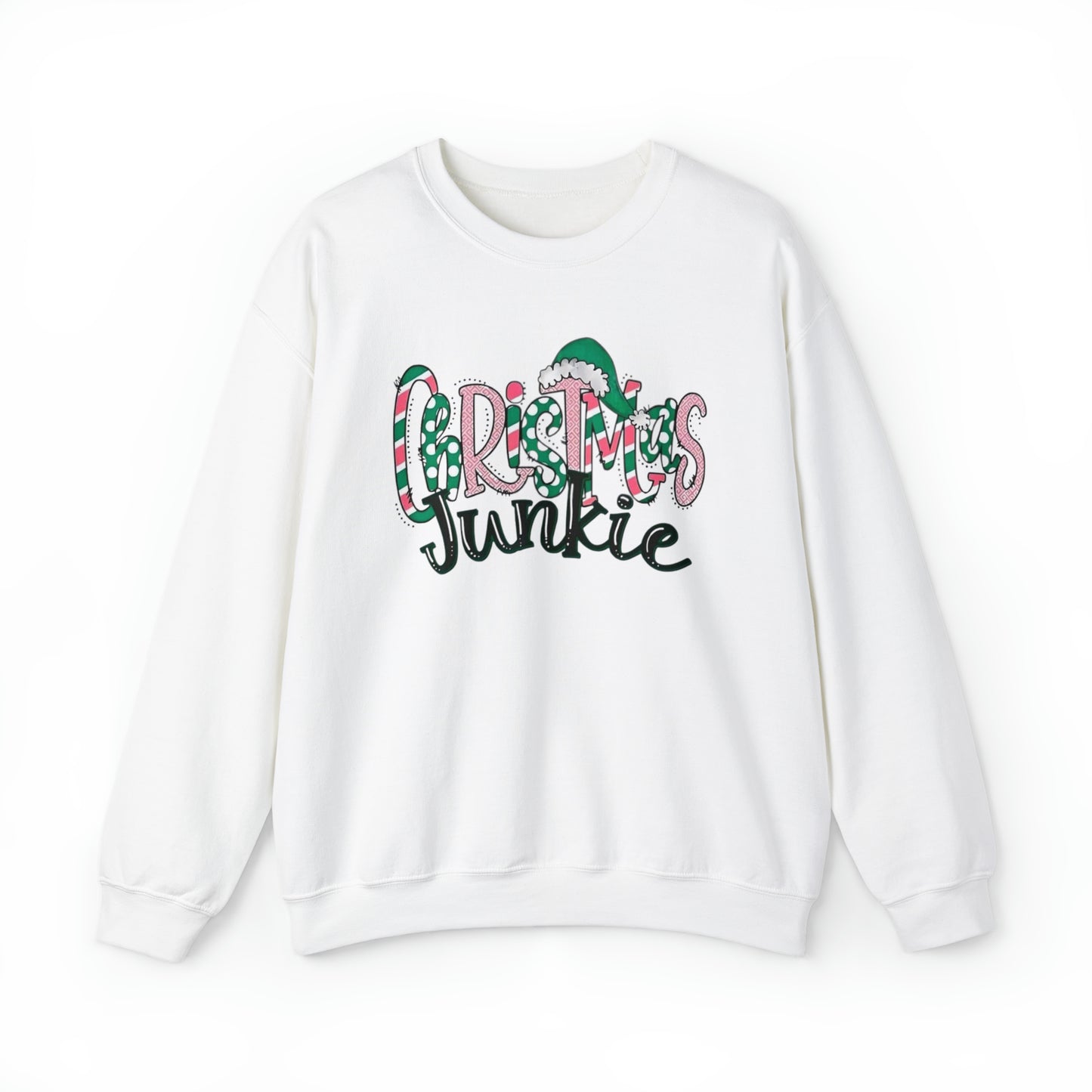 Christmas Junkie Unisex Heavy Blend™ Crewneck Sweatshirt