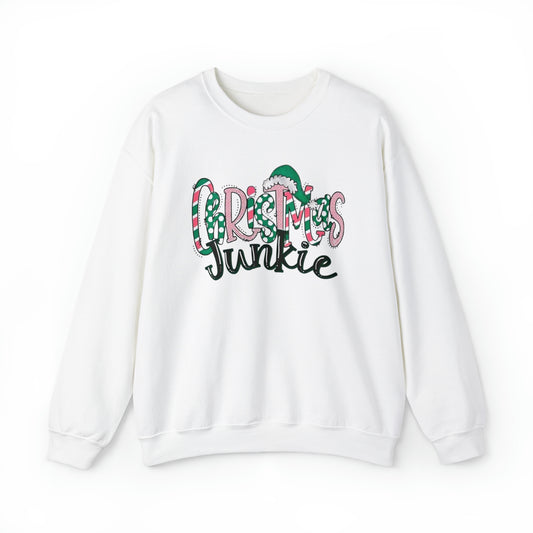 Christmas Junkie Unisex Heavy Blend™ Crewneck Sweatshirt