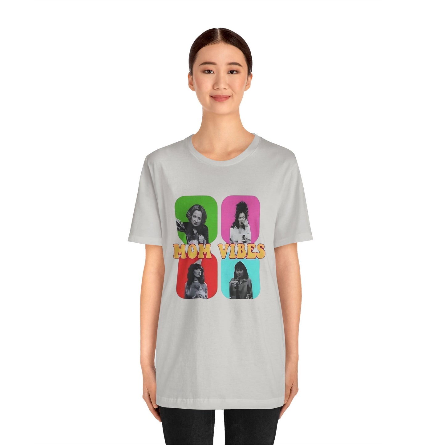 TV Mom Vibes Unisex Jersey Short Sleeve Tee