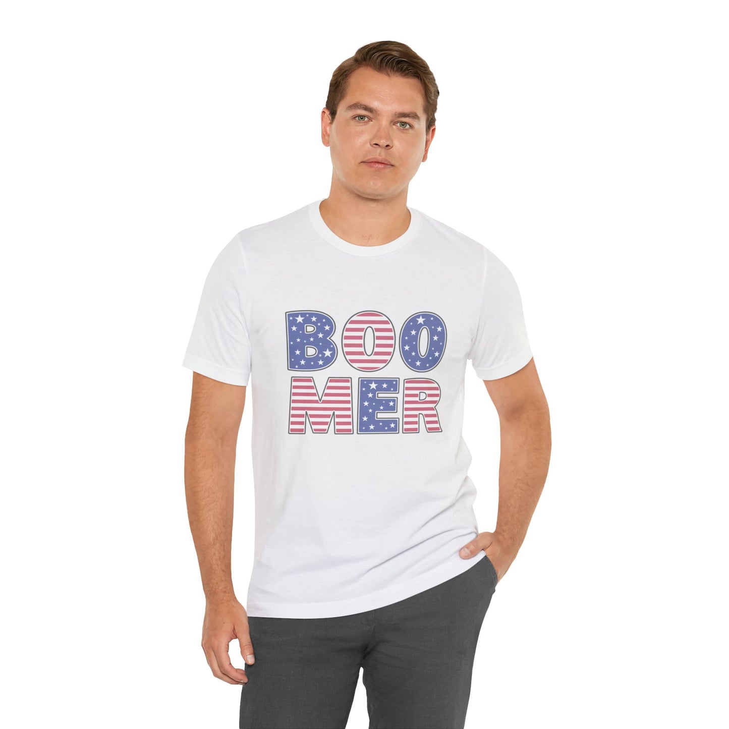 Patriotic Boomer Unisex Jersey Short Sleeve Tee