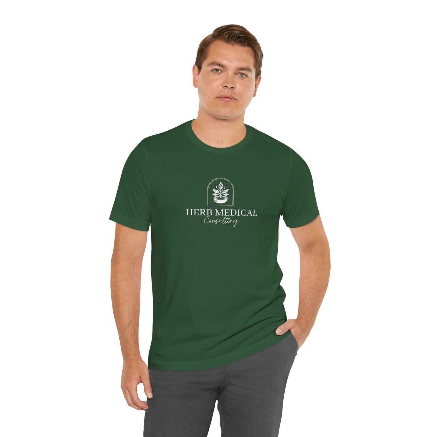 Herb Medical Consulting Unisex Jersey Short Sleeve Tee