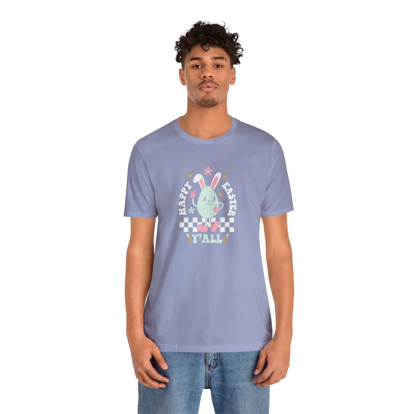 Happy Easter Y’all Unisex Jersey Short Sleeve Tee