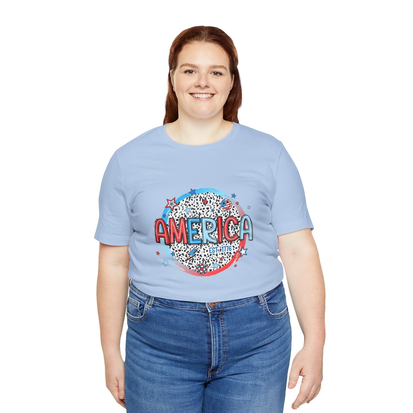 America Est 1776 Unisex Jersey Short Sleeve Tee