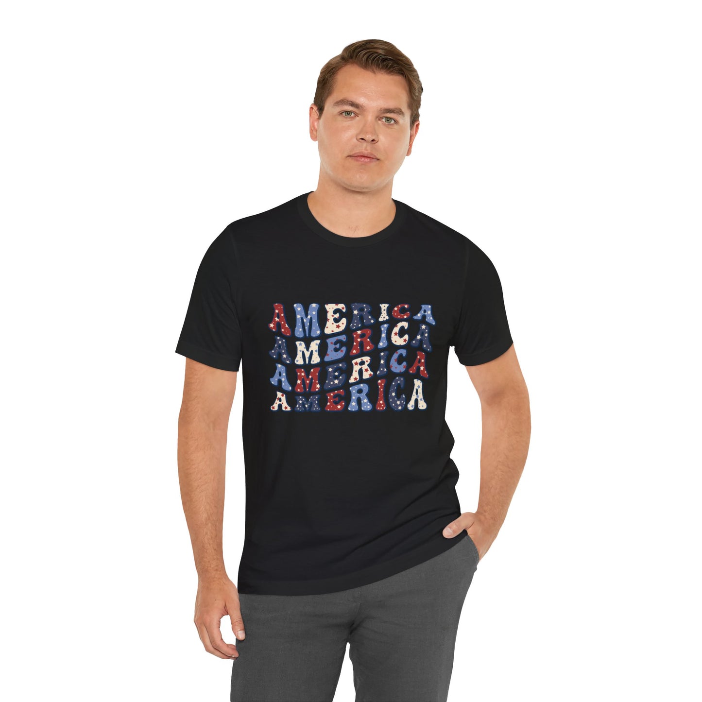 America America Unisex Jersey Short Sleeve Tee