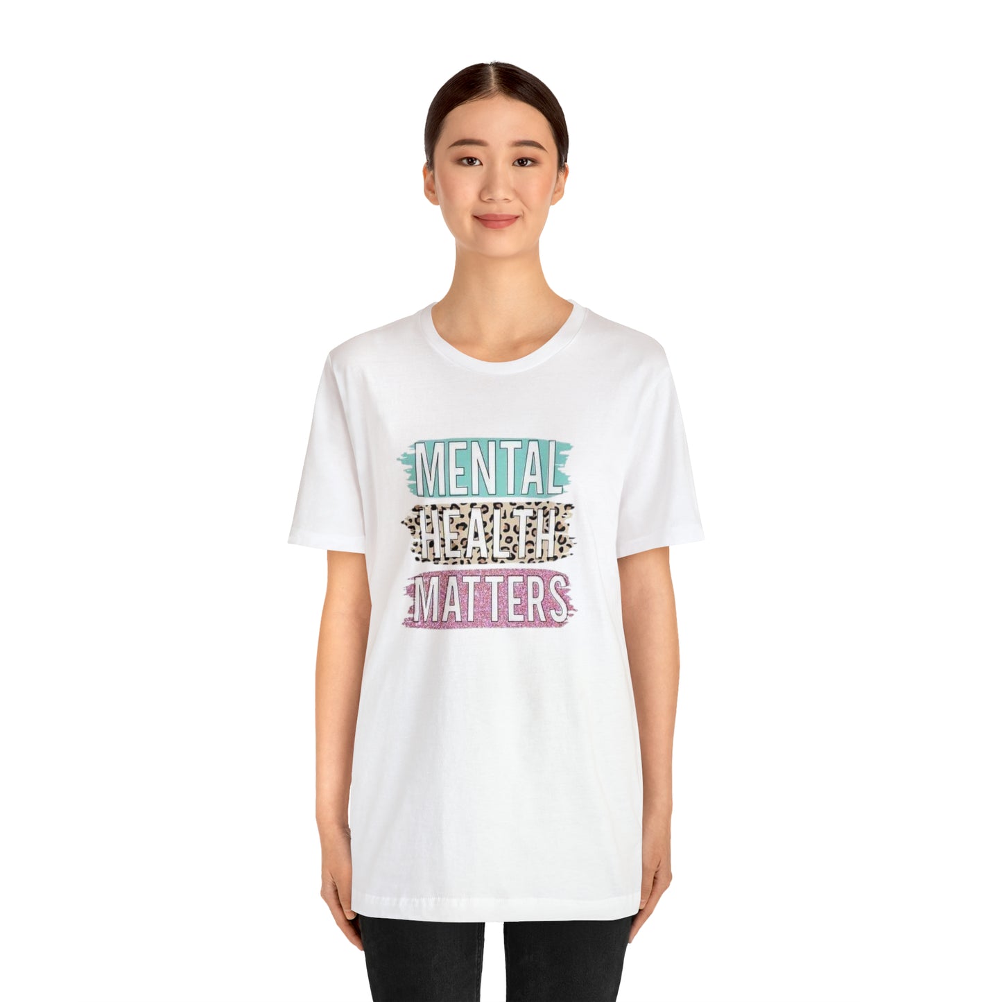 Mental Health Matters Unisex Jersey Short Sleeve Tee